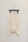 SWAYING/KNIT Pleated Skirt SW22SSB06 White